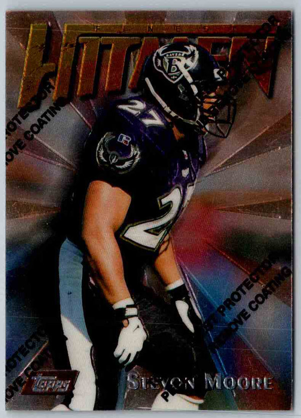 1997 Topps Finest Football Stevon Moore #27