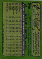 1982 Topps Willie Aikens #35
