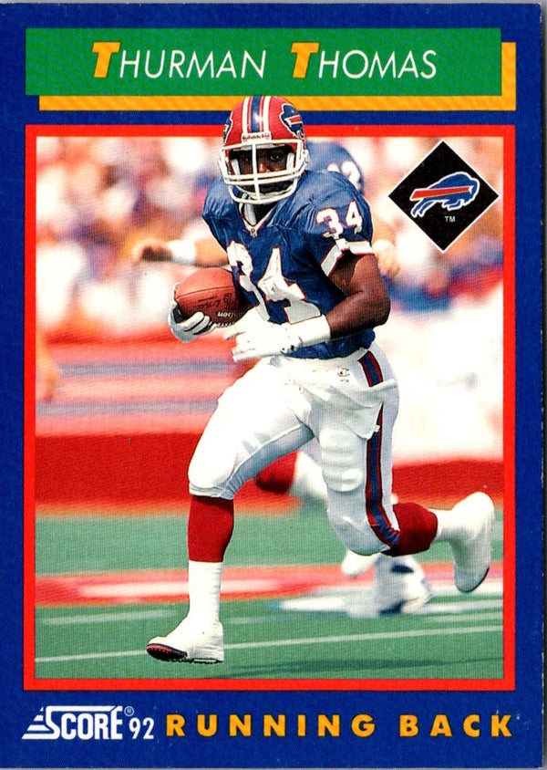 1992 Score Thurman Thomas #10