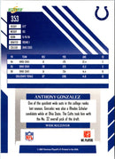 2007 Score Anthony Gonzalez