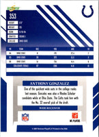 2007 Score Anthony Gonzalez #353 Rookie