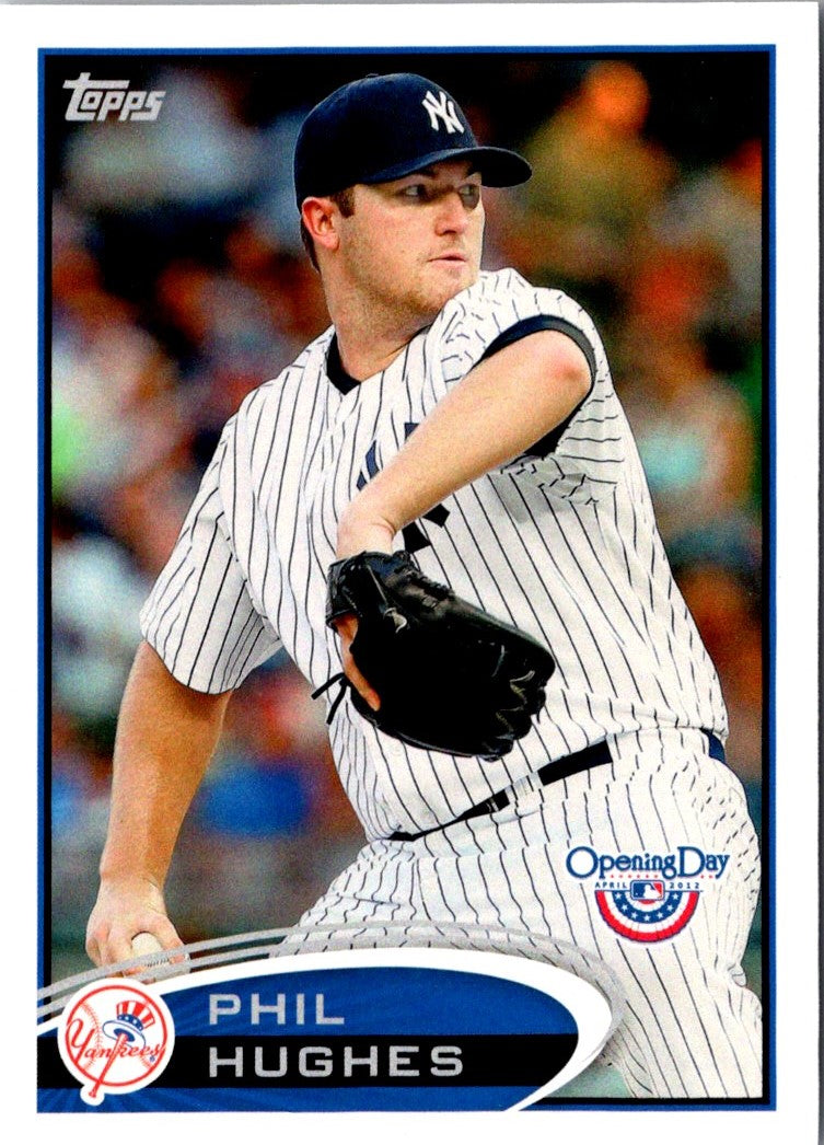 2012 Topps Opening Day Phil Hughes