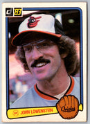 1983 Donruss John Lowenstein