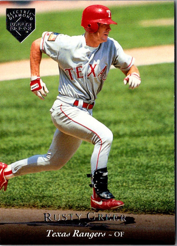 1995 Upper Deck Electric Diamond Gold Rusty Greer #156