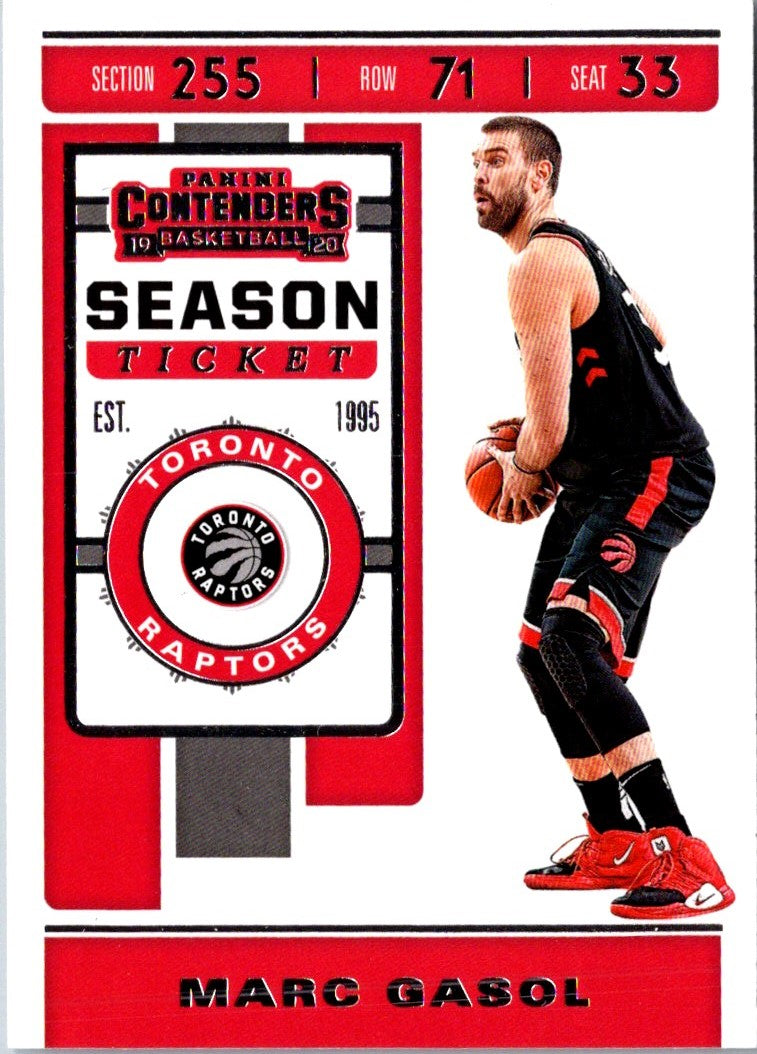 2019 Panini Contenders Marc Gasol