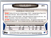 2014 Bowman Collin Wiles #BP12