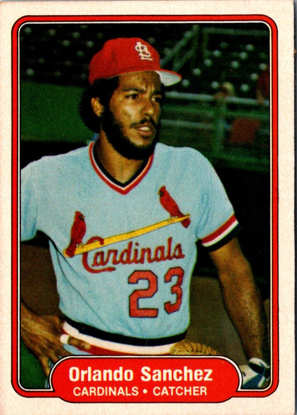 1982 Fleer Orlando Sanchez #126 Rookie