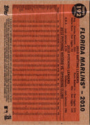 2011 Topps Heritage Florida Marlins