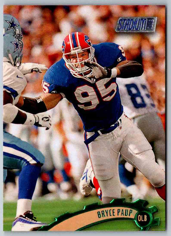 1997 Topps Stadium Club Football Bryce Paup #71