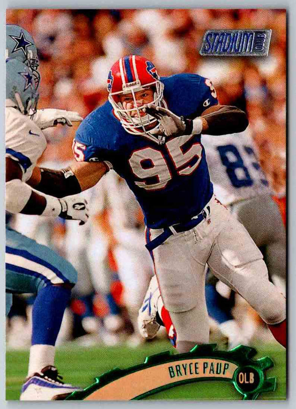 1997 Topps Stadium Club Football Bryce Paup #71
