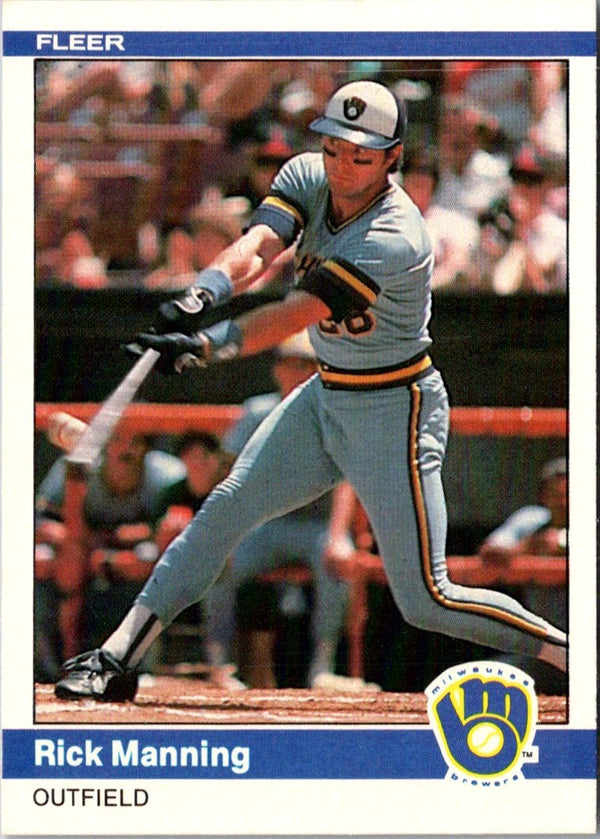 1984 Fleer Rick Manning #205