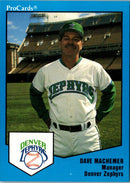 1989 ProCards Minor League Team Sets Dave Machemer