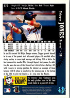 1997 Collector's Choice Chipper Jones #270