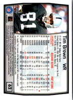 1999 Topps Chrome Tim Brown #62