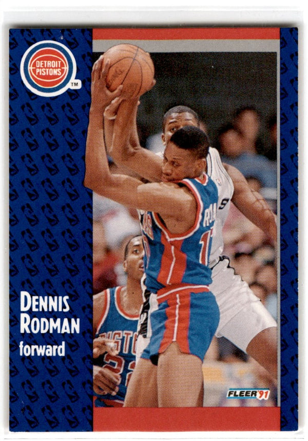 1991 Fleer Dennis Rodman #63