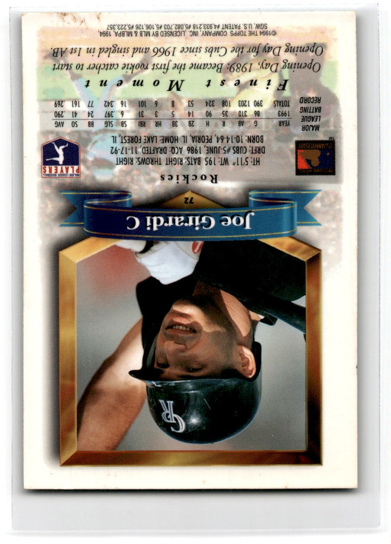 1994 Finest Joe Girardi