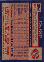 1984 Topps Tom Foley #632 Rookie