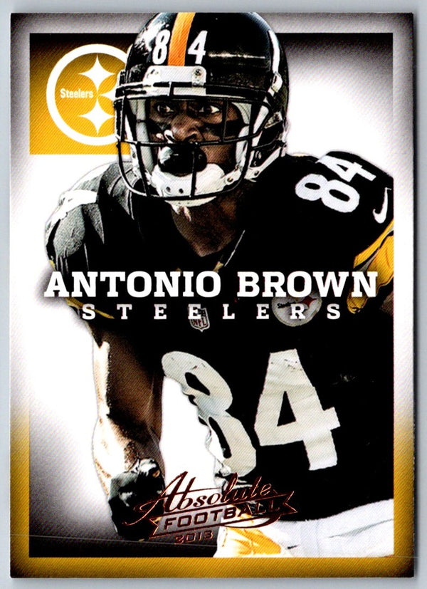 2013 Panini Absolute Retail Antonio Brown #77