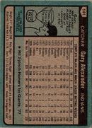 1980 Topps Gary Alexander