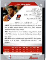 2004 Bowman Joe Johnson #79