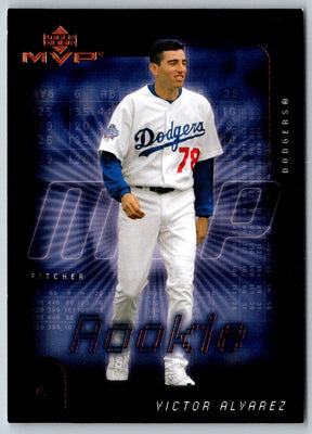 2002 Upper Deck MVP Victor Alvarez #204 Rookie