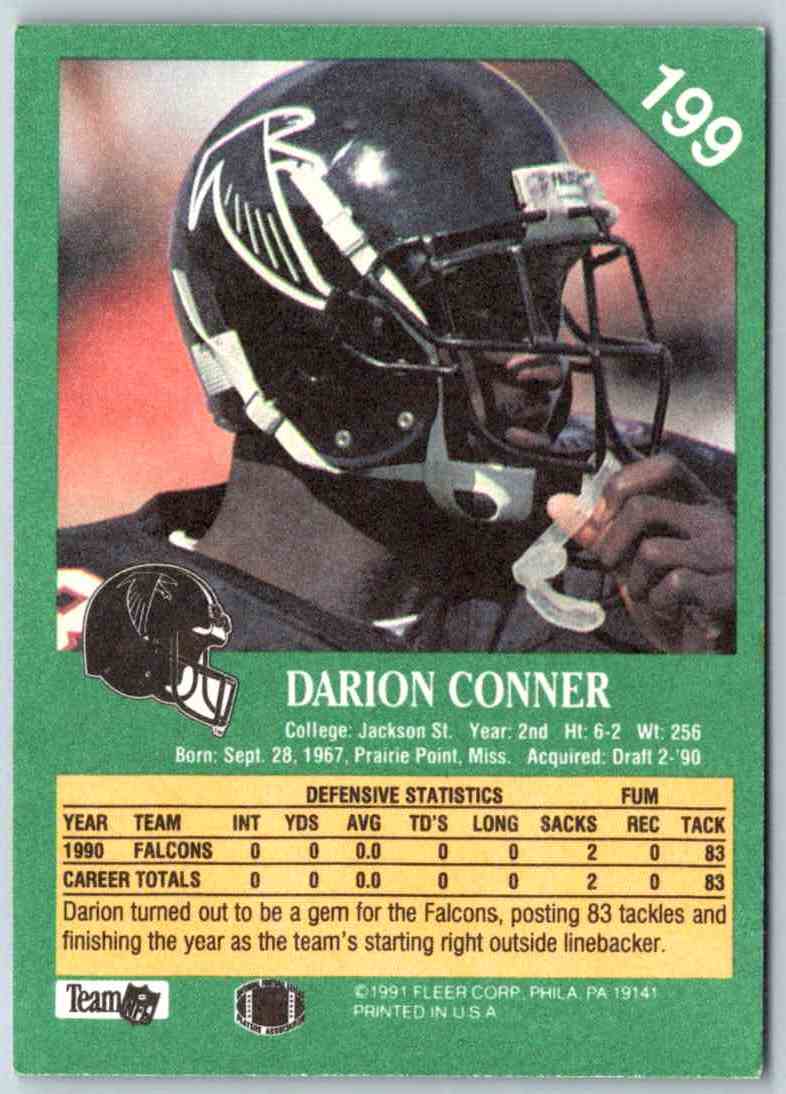 1991 Fleer Ultra Darion Conner