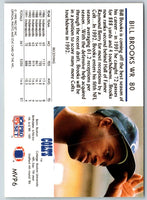 1992 Pro Set Gold MVPs Bill Brooks #MVP6