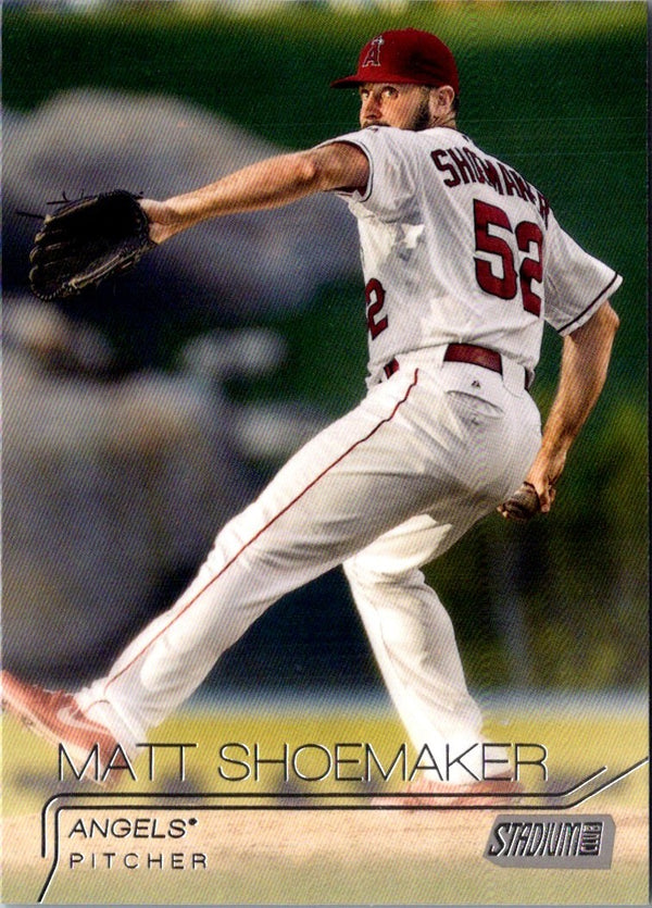 2015 Stadium Club Matt Shoemaker #45