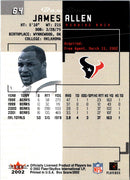2002 Fleer Box Score James Allen