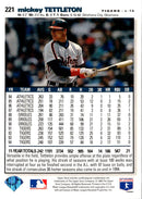 1995 Collector's Choice SE Mickey Tettleton