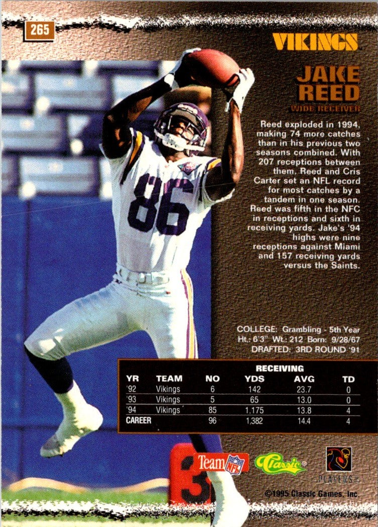 1995 Pro Line Jake Reed