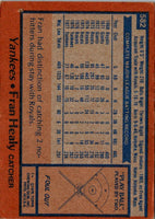 1978 Topps Fran Healy #582