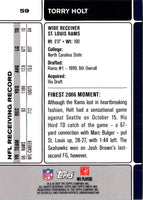 2007 Finest Torry Holt #59