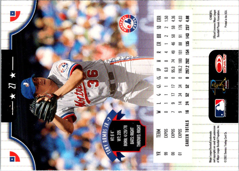 2002 Donruss Tony Armas Jr.