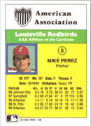 1990 CMC Louisville Redbirds Mike Perez