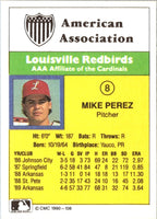 1990 CMC Louisville Redbirds Mike Perez #8