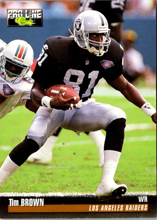 1995 Pro Line Tim Brown #133