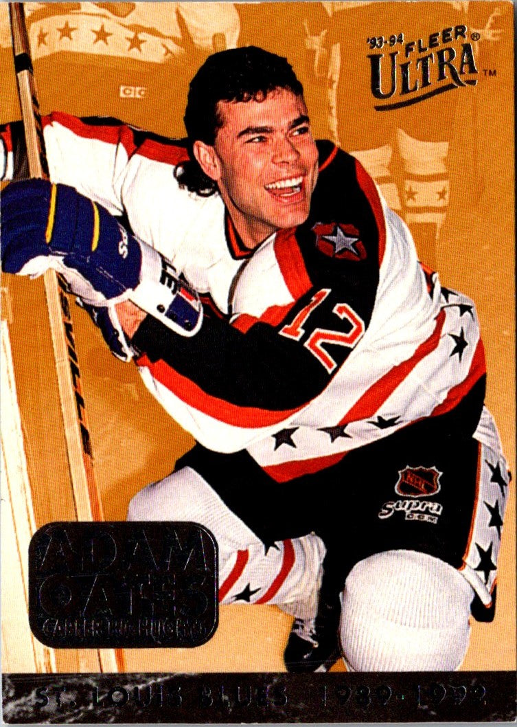 1993 Ultra Adam Oates Career Highlights Adam Oates