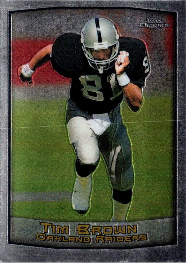 1999 Topps Chrome Tim Brown #62