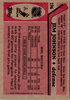 1987 Topps Jim Johnson #196