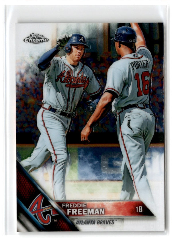 2016 Topps Chrome Freddie Freeman #10