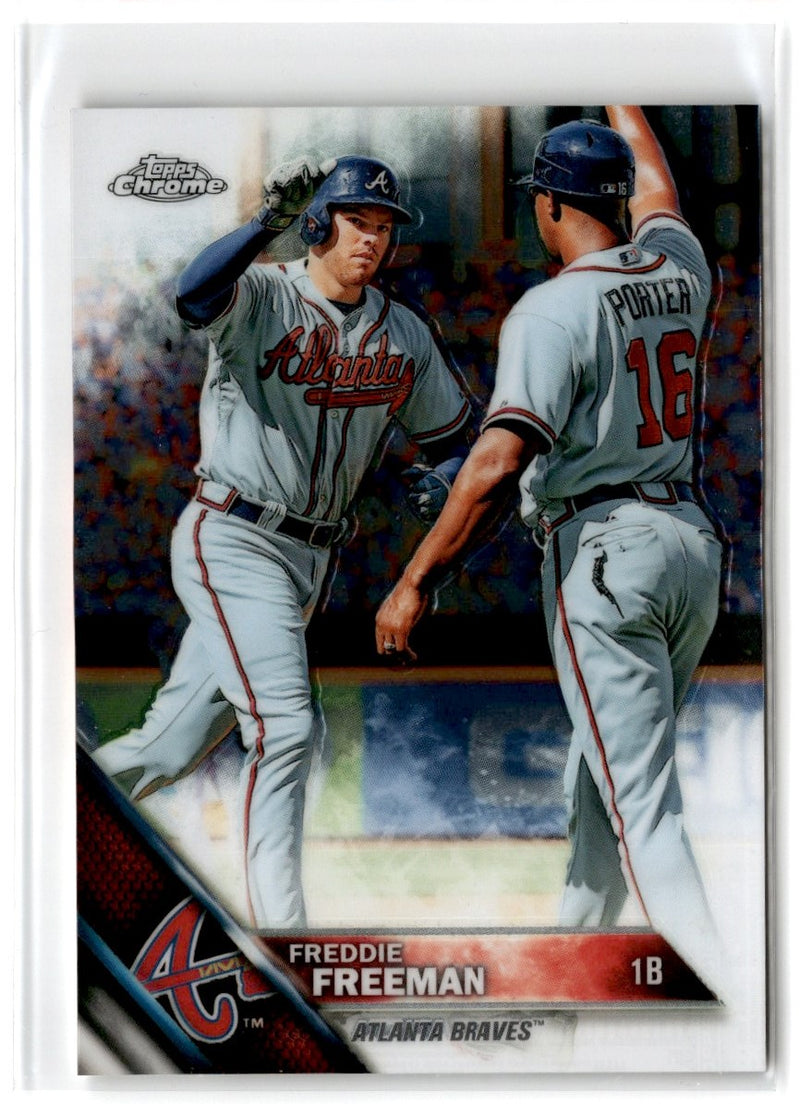 2016 Topps Chrome Freddie Freeman