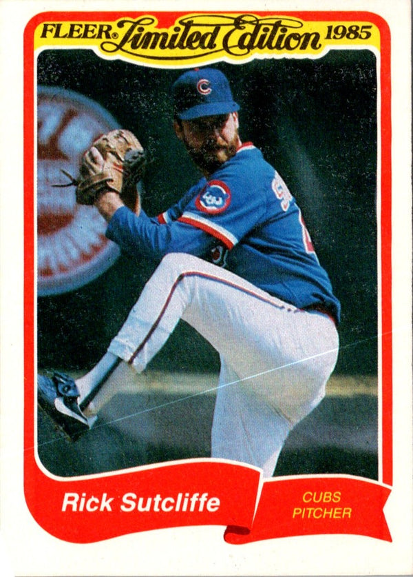 1985 Fleer Limited Edition Rick Sutcliffe #39