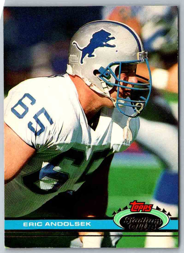 1991 Topps Stadium Club Football Eric Andolsek #243