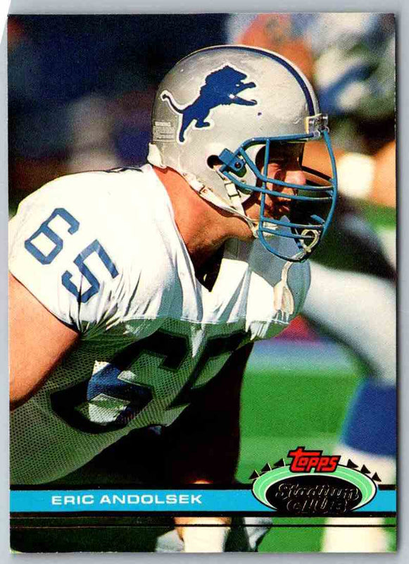 1991 Topps Stadium Club Football Eric Andolsek #243