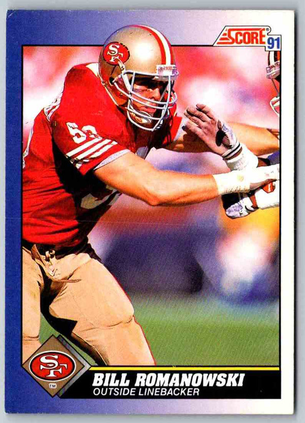 1991 Score Bill Romanowski #36