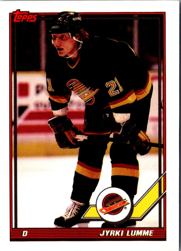 1991 Topps Jyrki Lumme #419