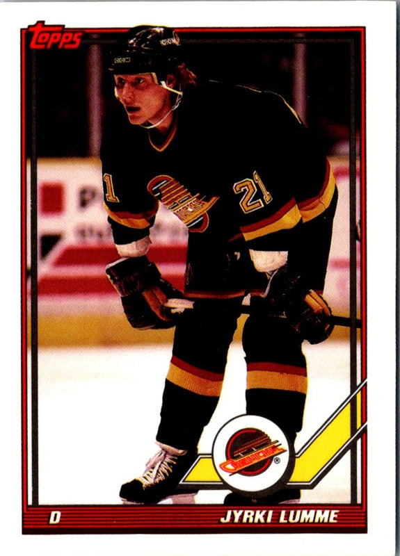 1991 Topps Jyrki Lumme #419
