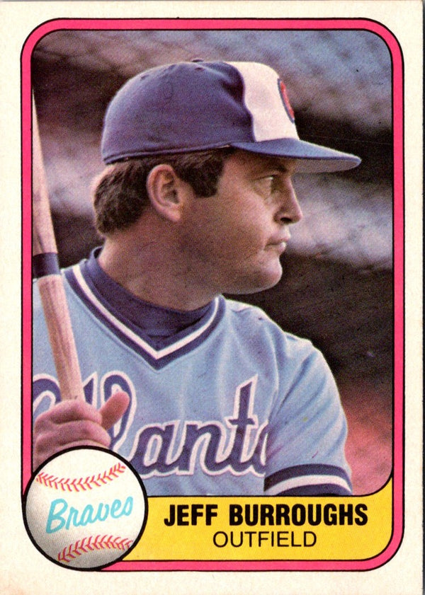 1981 Fleer Jeff Burroughs #245