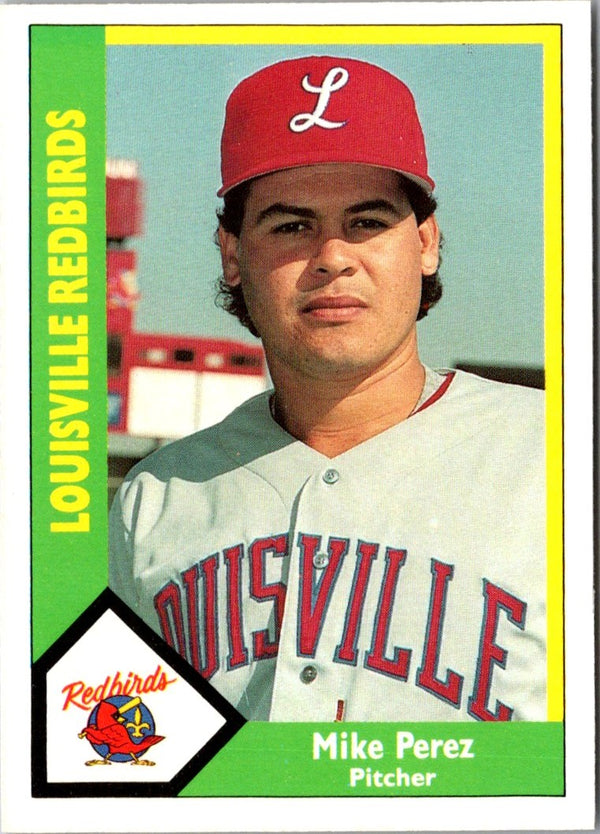 1990 CMC Louisville Redbirds Mike Perez #8